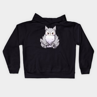 Cute Owl Bear Kids Hoodie